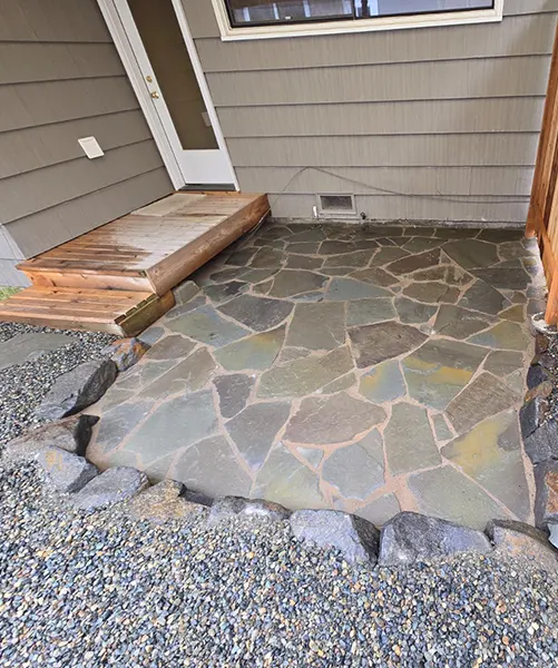 Pensilvanya flagstone Installation in Edmonds 